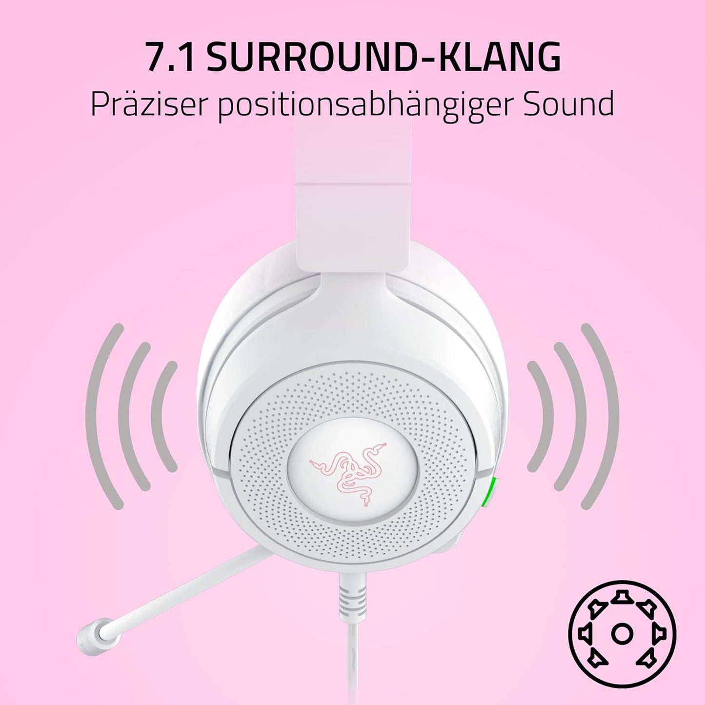 Kraken Kitty V3 X Gaming-Headset, Weiß Kraken Kitty V3 X