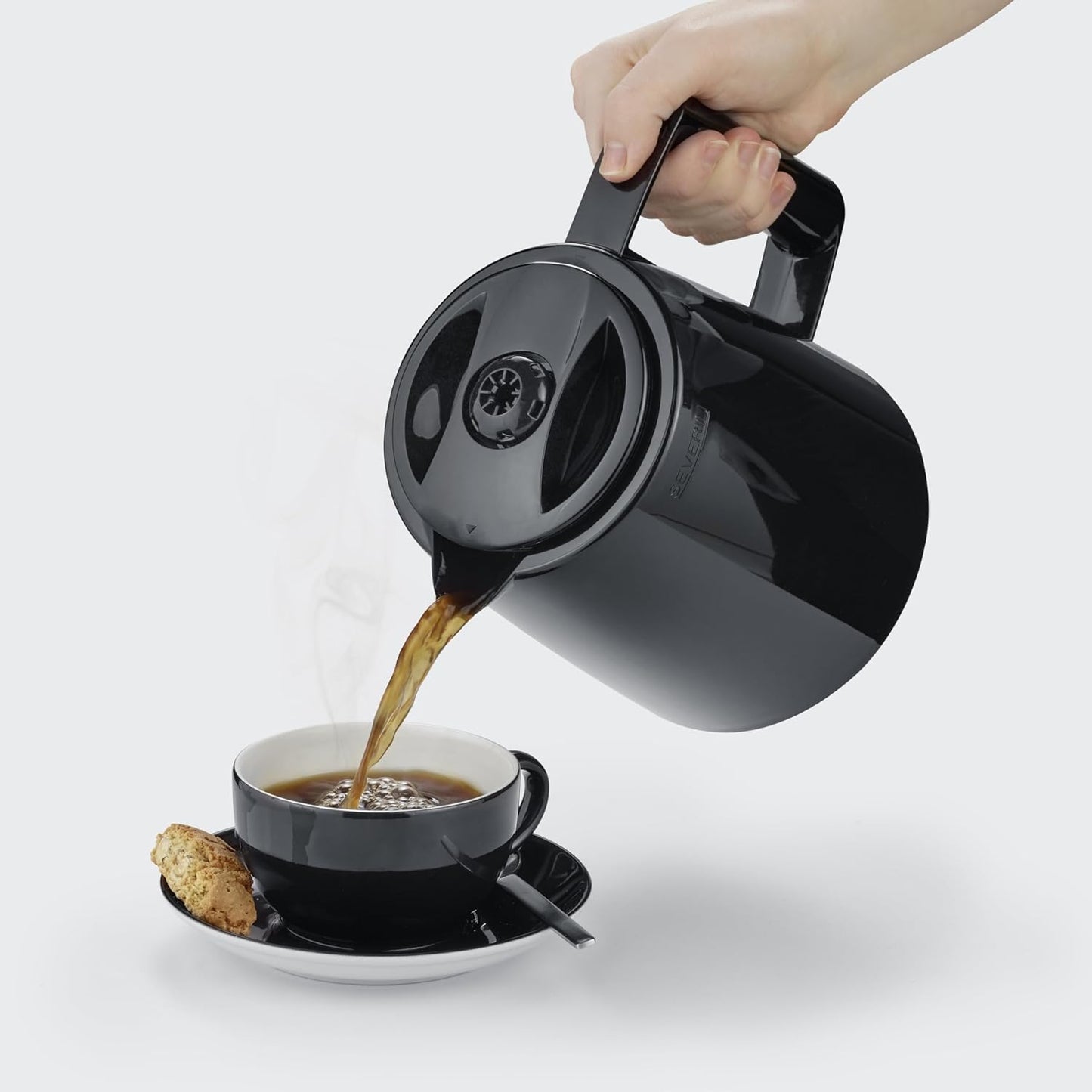 KA 9315 Duo-Filterkaffeemaschine, schwarz, DUO (2 Thermokannen, 16 Tassen)