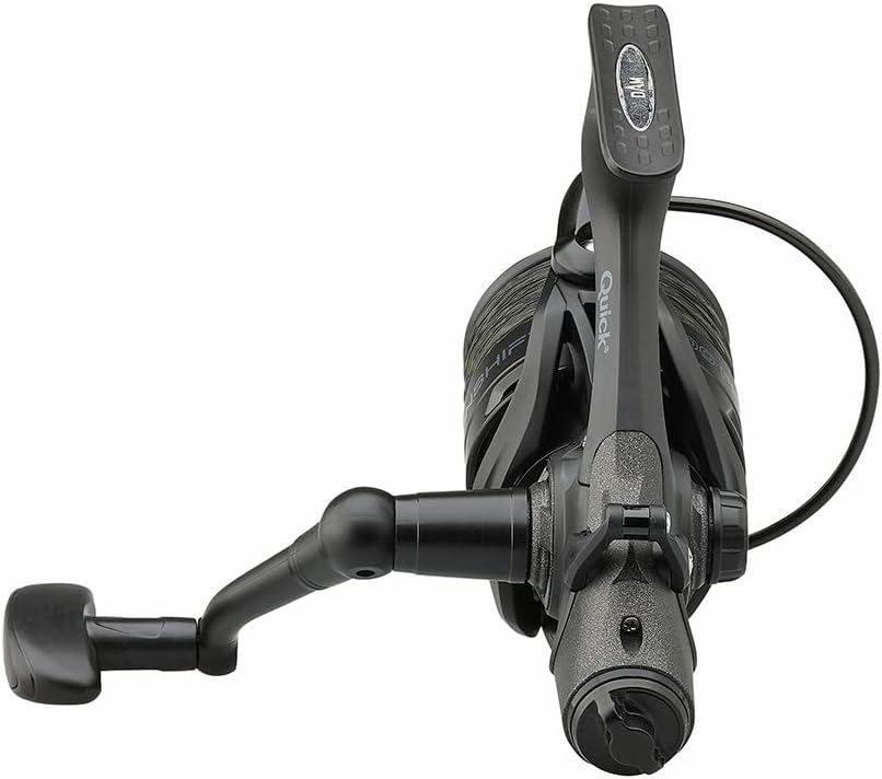 Angelrolle Runshift 3L FS + Camo Line, Schwarz, 4000