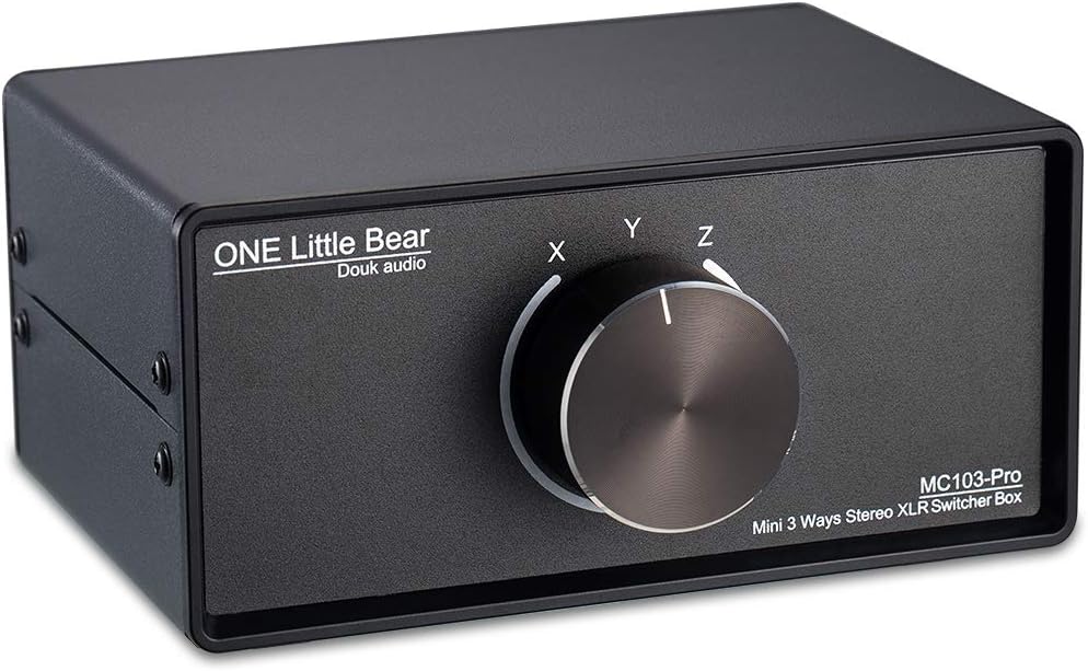 3-Wege XLR Audio Umschalter (MC103 Pro), MC103 Pro 3-IN