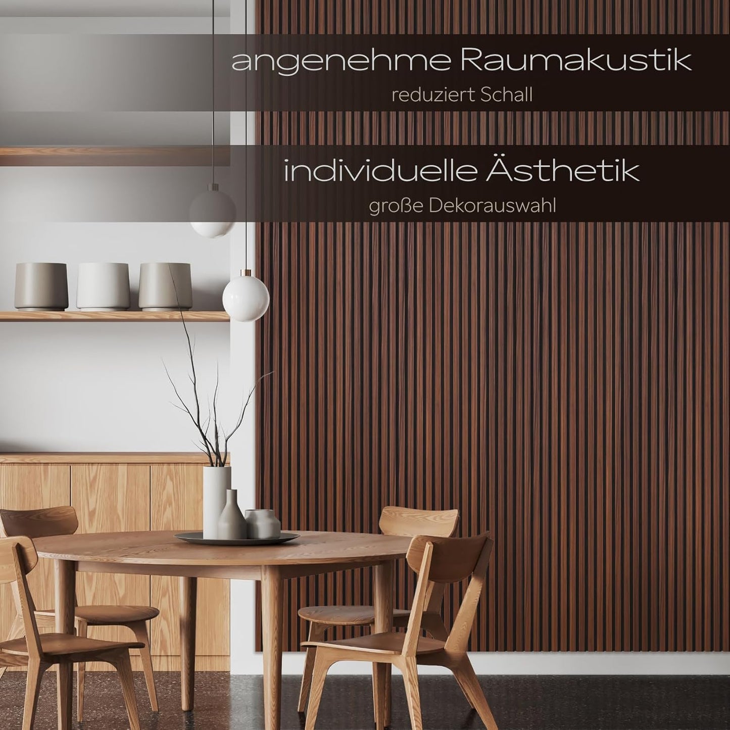 Akustikpaneele, Catania Oak 1x 1,385 Meter - 0,83 m²