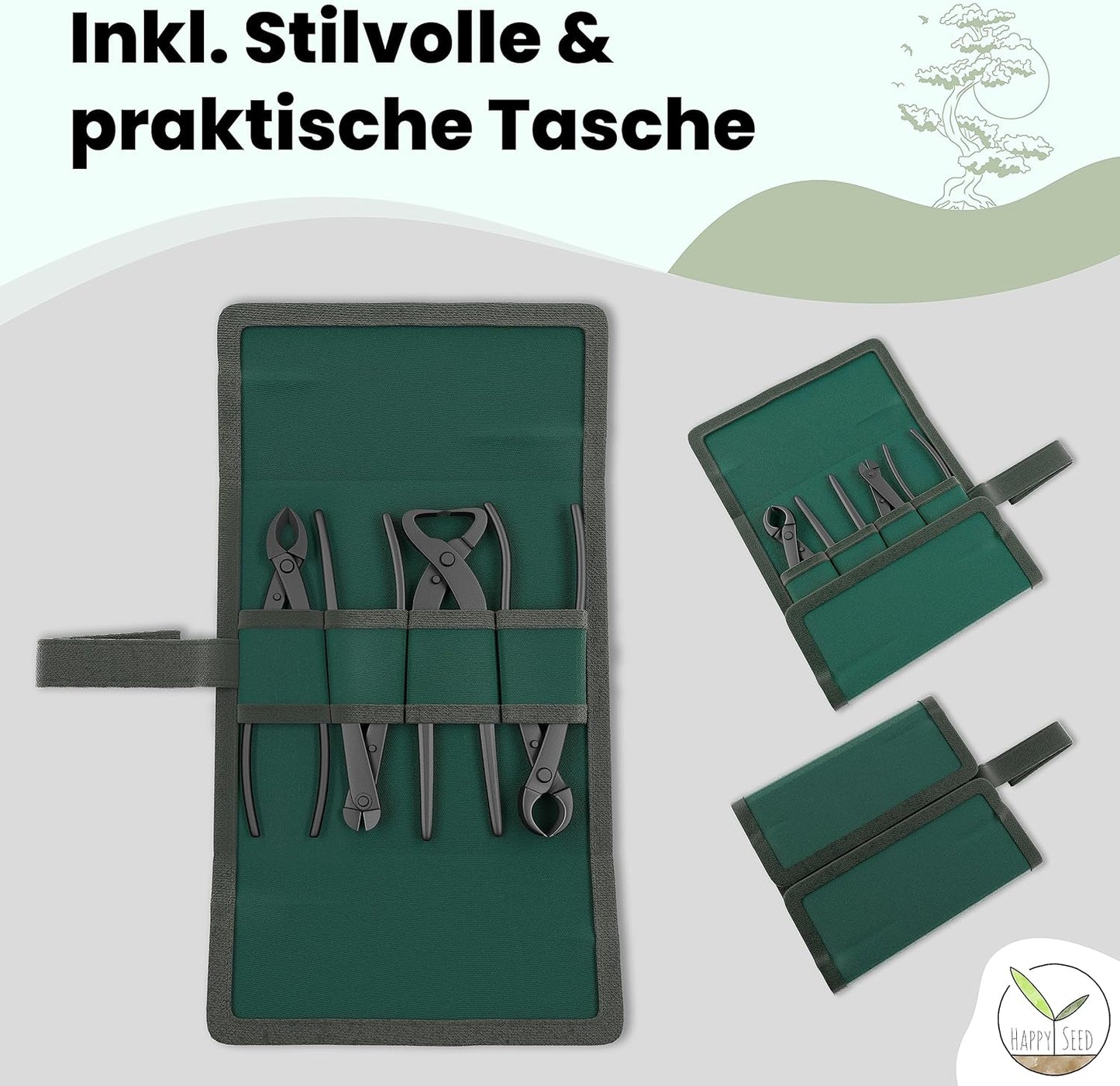 4-teiliges Bonsai Werkzeug-Set, Werkzeug Set