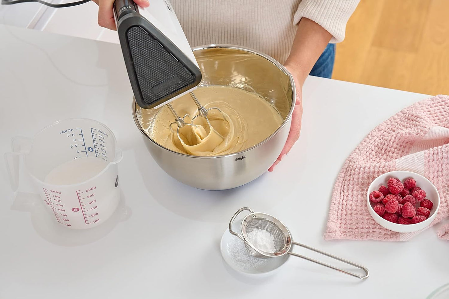 Prep&Bake Edelstahl-Rührschüssel 22 cm, 22 cm