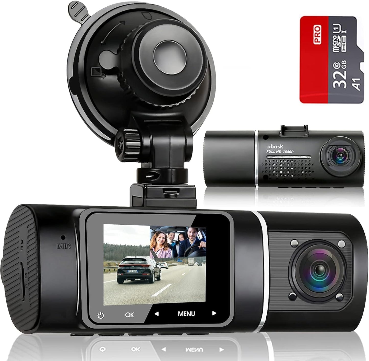 J05 Dashcam 1080P mit Parküberwachung & Nachtsicht