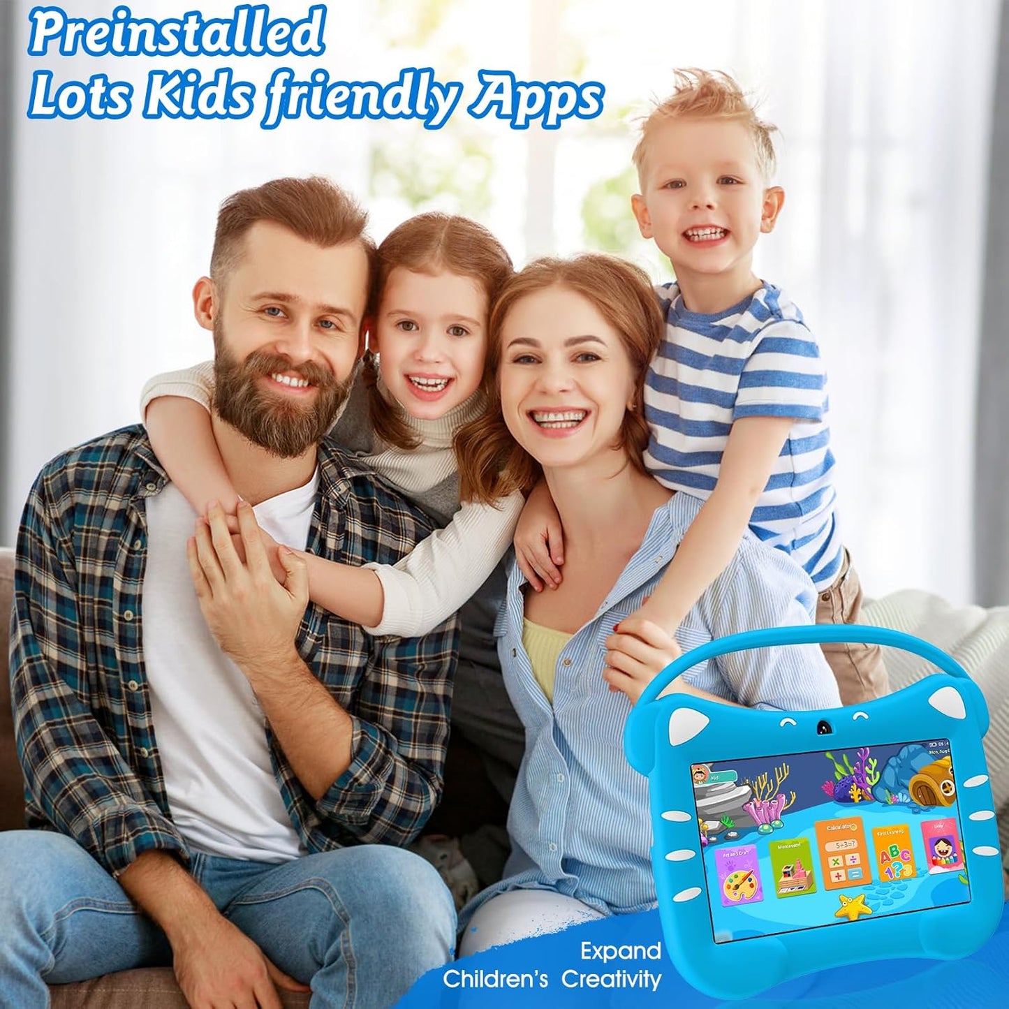 Kindertablet, Blau