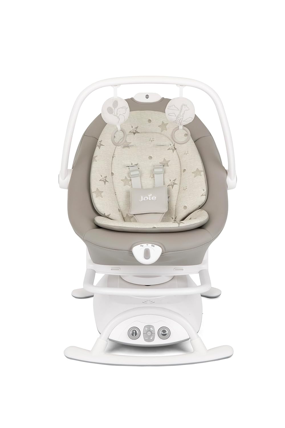 Sansa 2in1 Babyschaukel & Wippe mit Multi-Motion-Funktion, Cosmo Tan