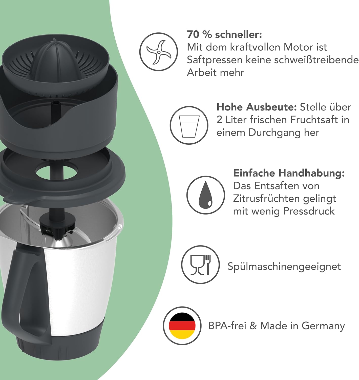 Zitruspresse & Entsafter für Thermomix, Thermomix