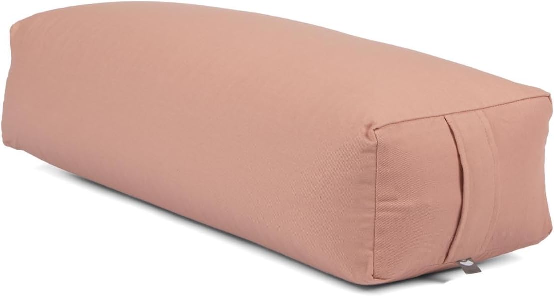 Salamba Yogabolster mit Bio-Dinkelfüllung, rosé