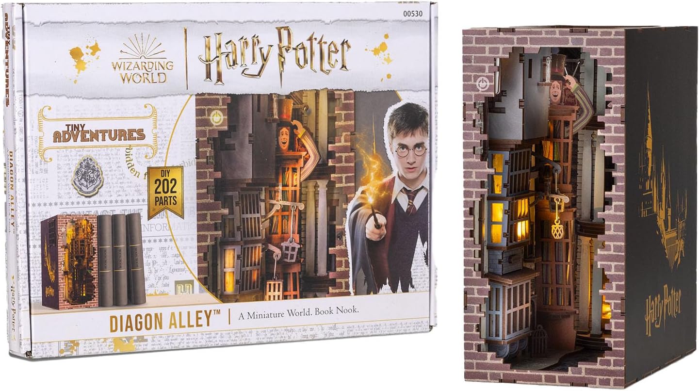 3D Book Nook Modellbausatz Diagon Alley, Harry Potter (Diagon Alley)