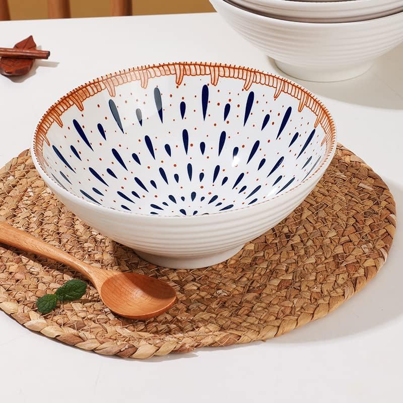 Ramen Bowl Set mit Löffel & Essstäbchen, C