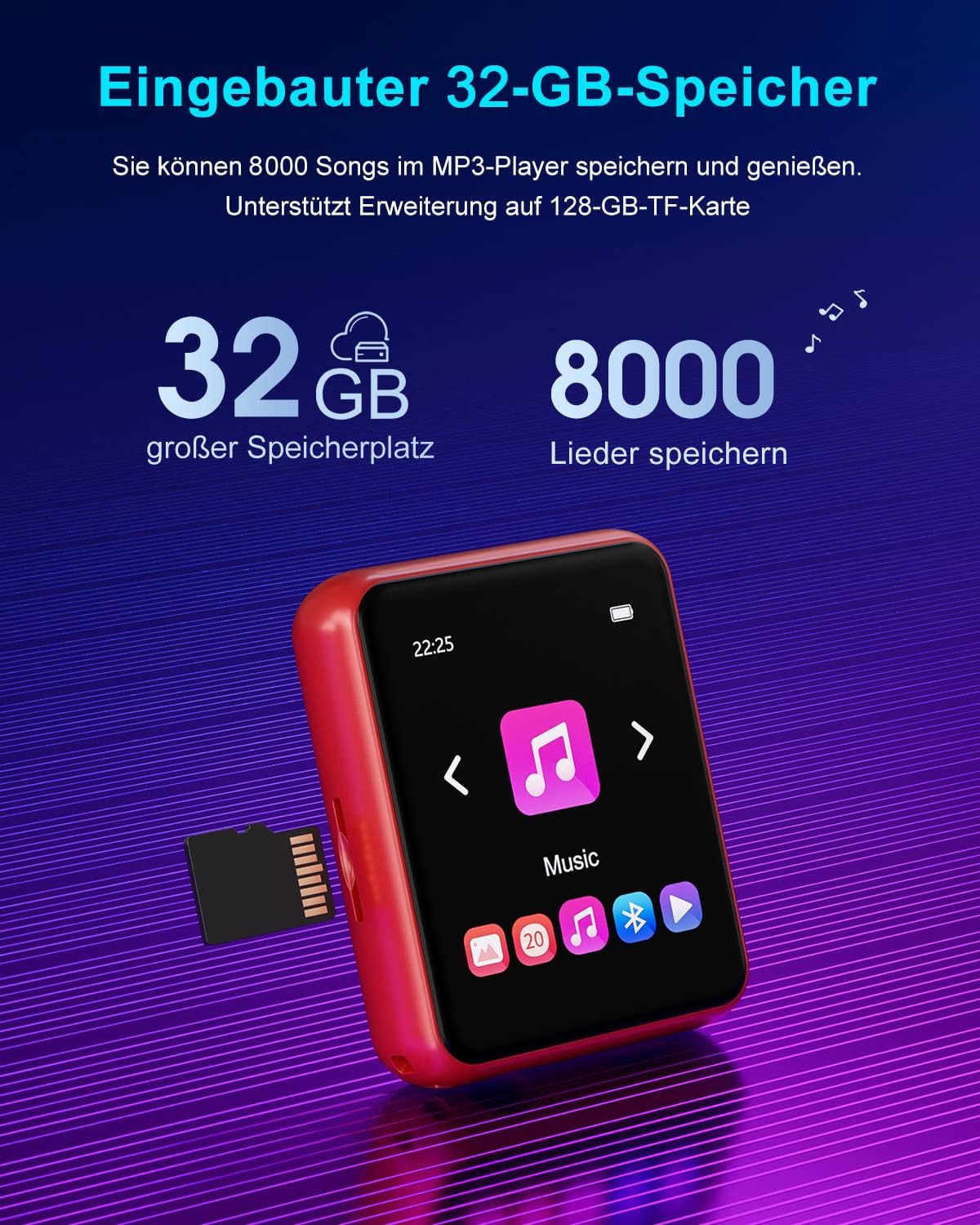 MP3-Player, Red/32GB