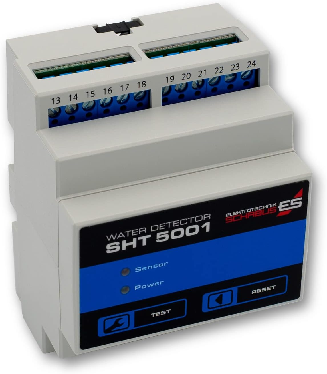 Wassermelder Hutschiene SHT 5001, 2 Meldelinien