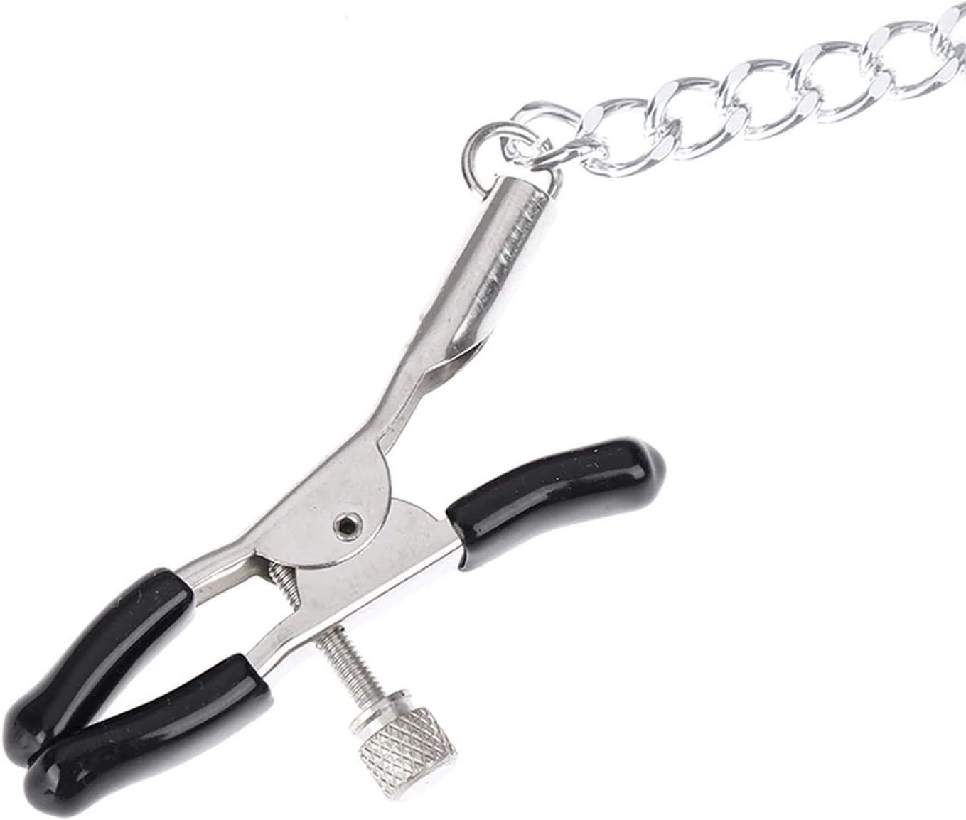 Gag-Ball mit Nippelklemmen-Set für Bondage, Gag-ball mit Nippelklemmen