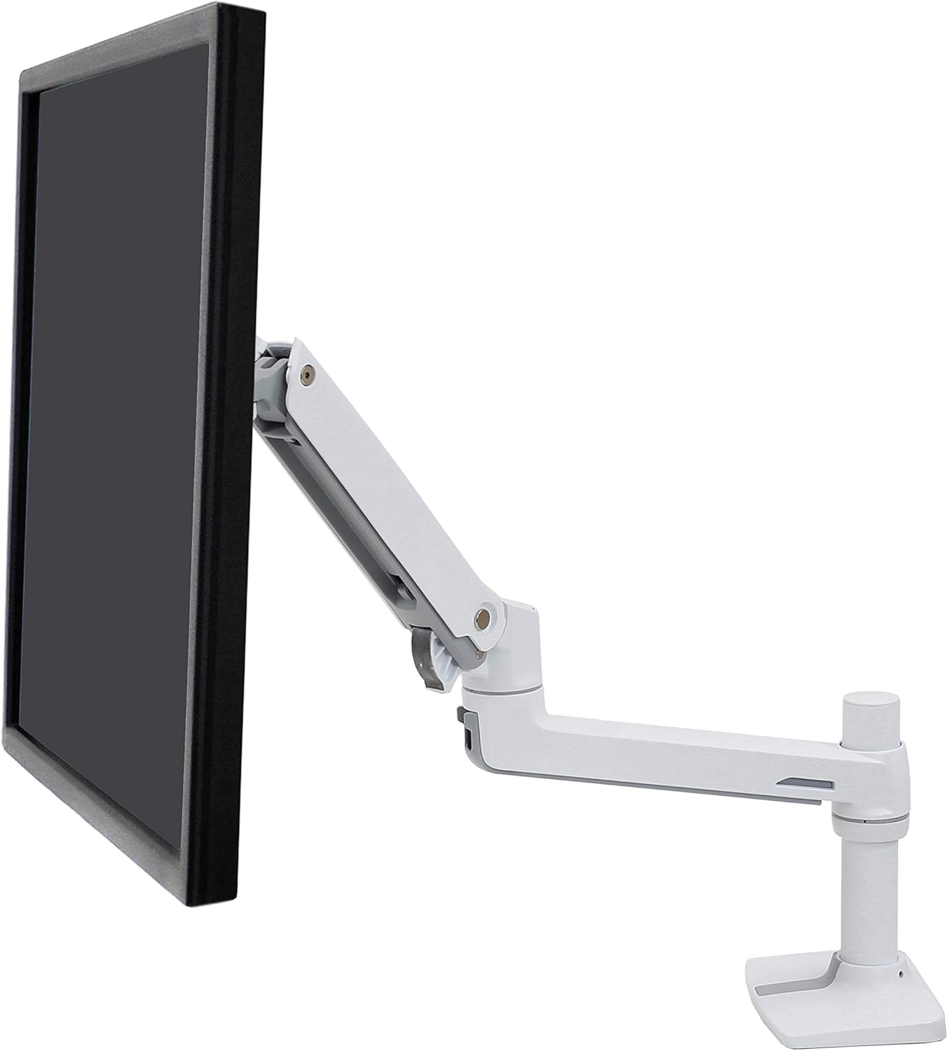 LCD Tisch-Monitorarm für 32 Zoll Displays, Weiß LX Arm Weiß