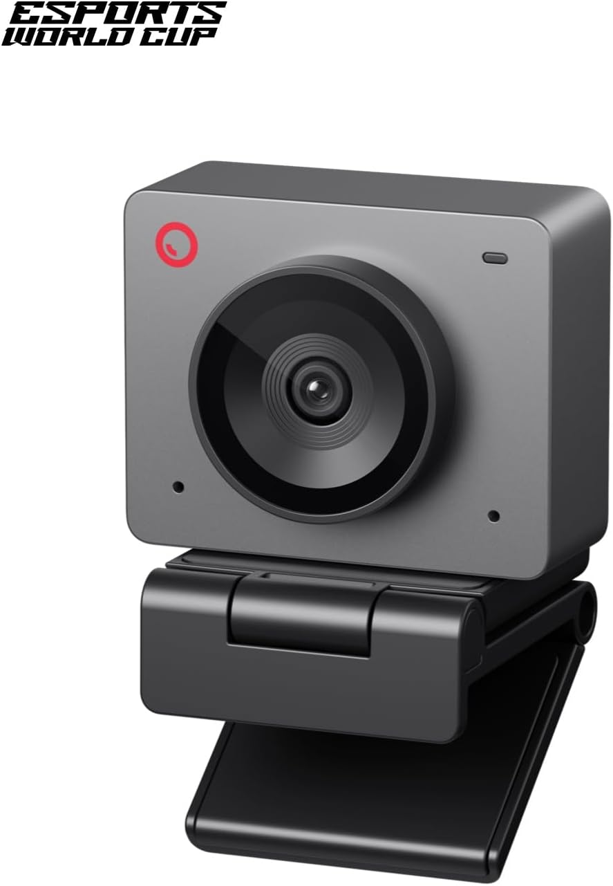 Meet SE 1080P Webcam mit KI-Bildanpassung & Autofokus, Space Grey
