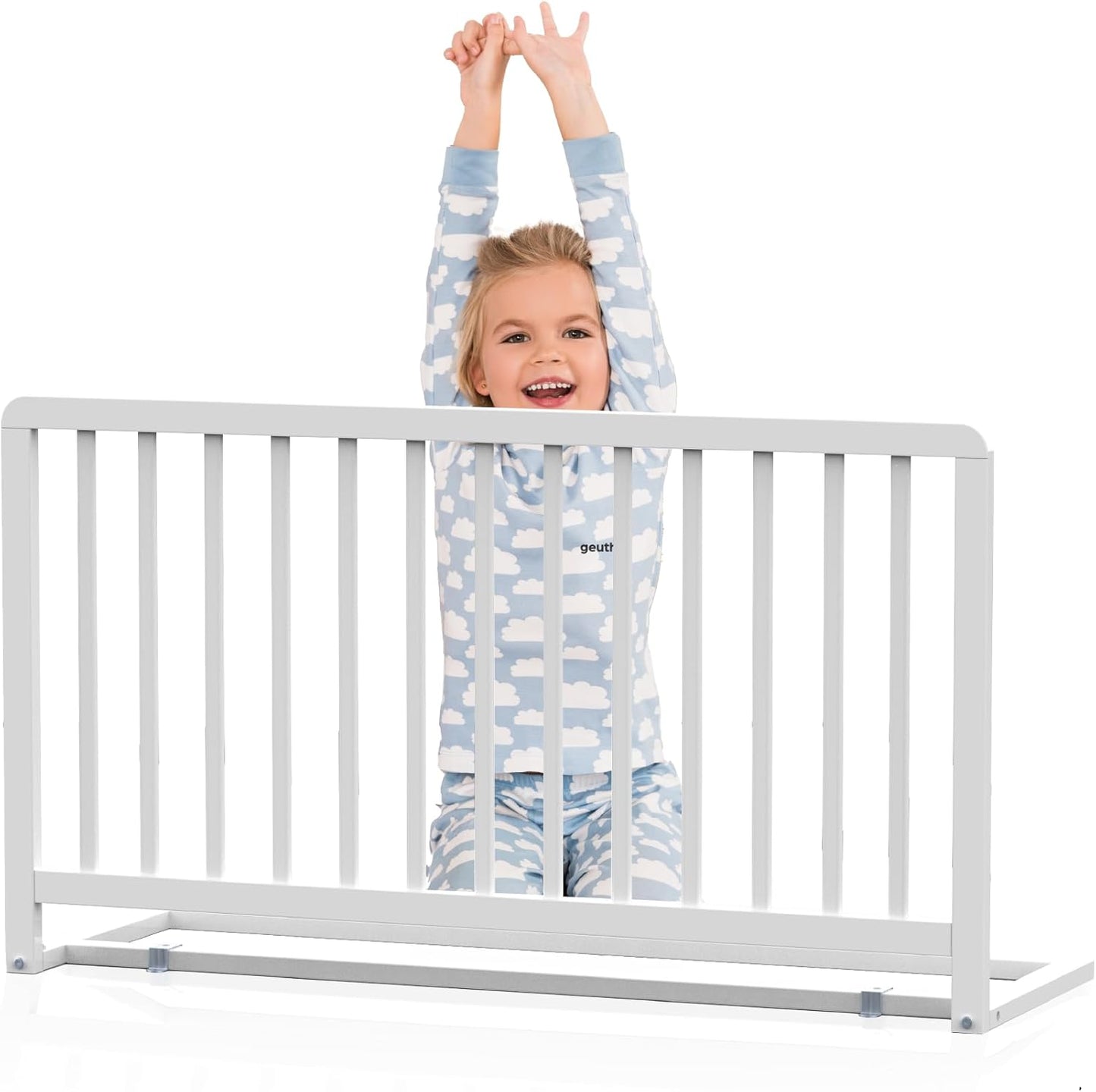 Bettschutzgitter für Kinder, extra hoch, 110 cm - Extra hoch: 60 cm