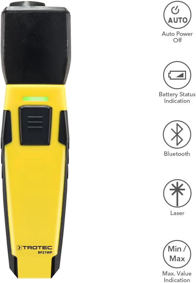 Infrarotthermometer BP21WP mit Smartphone Steuerung, Normal