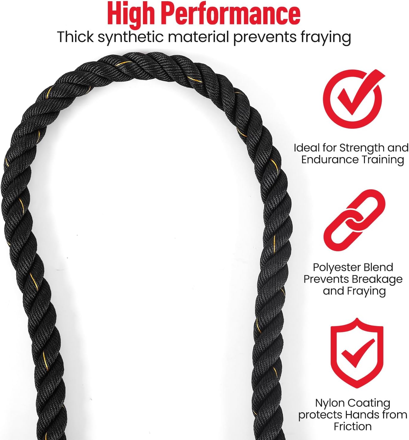 Battle Rope Schlagseil, Battle Rope 9m