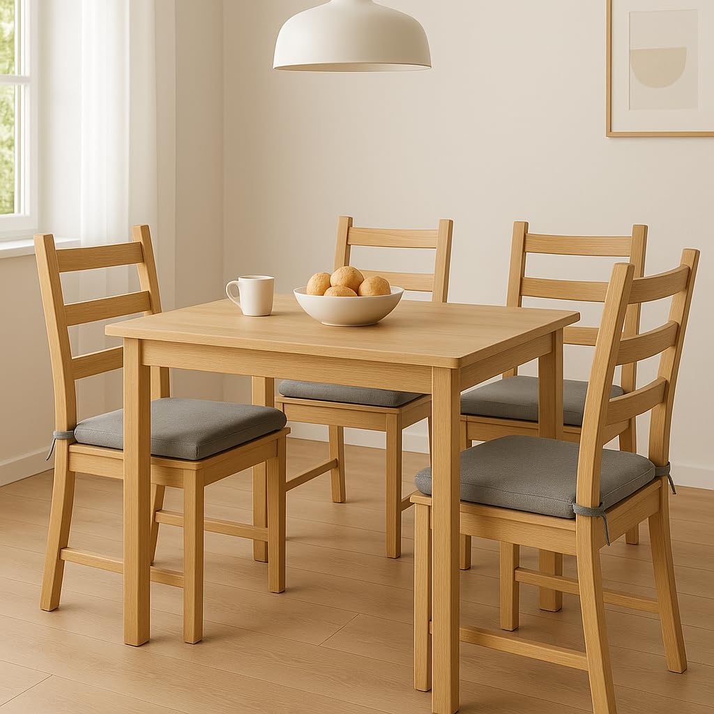 Stuhlkissen-Set für Gartenstühle (4 Stück), Camel 4er Set 60x60x5