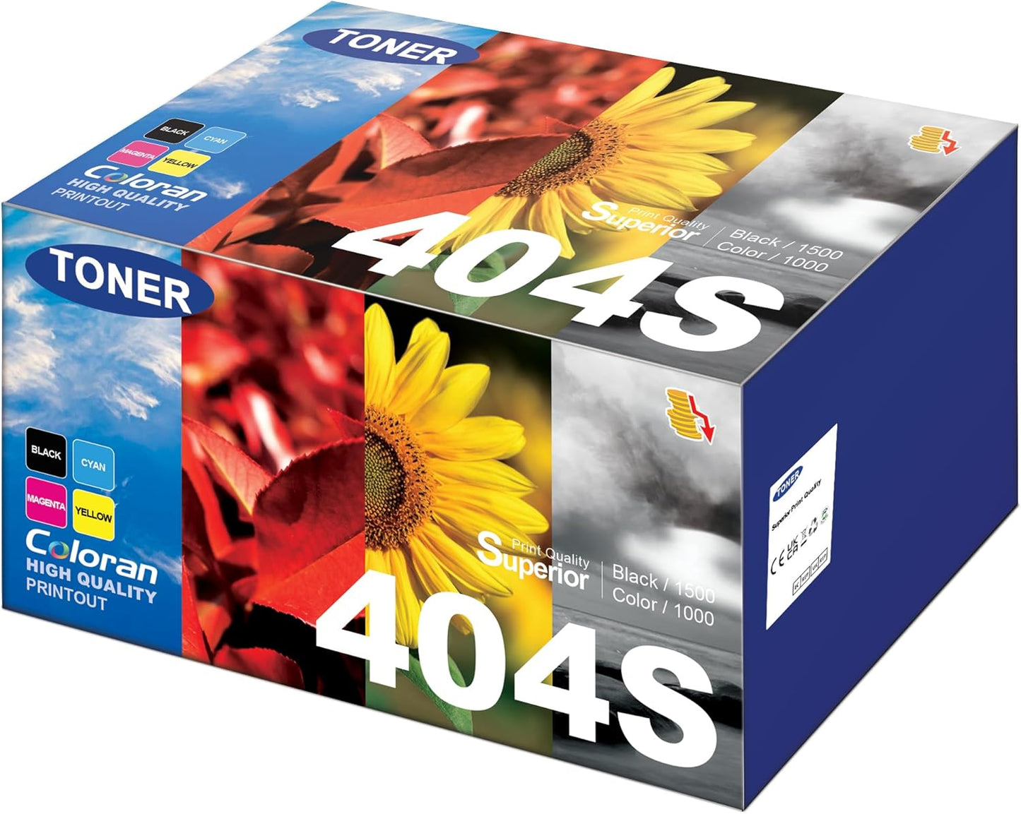 Toner-Set 404S für Samsung Xpress C480 Serie (4er Pack), 404S 4 Pack