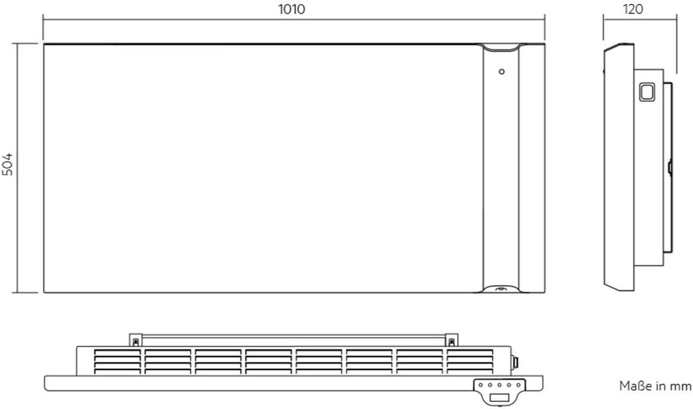 DUO-Konvektor DKE 150 Strahlungs- und Konvektionsheizgerät, für ca. 20 m² Strahlungs- und Konvektionsheizgerät