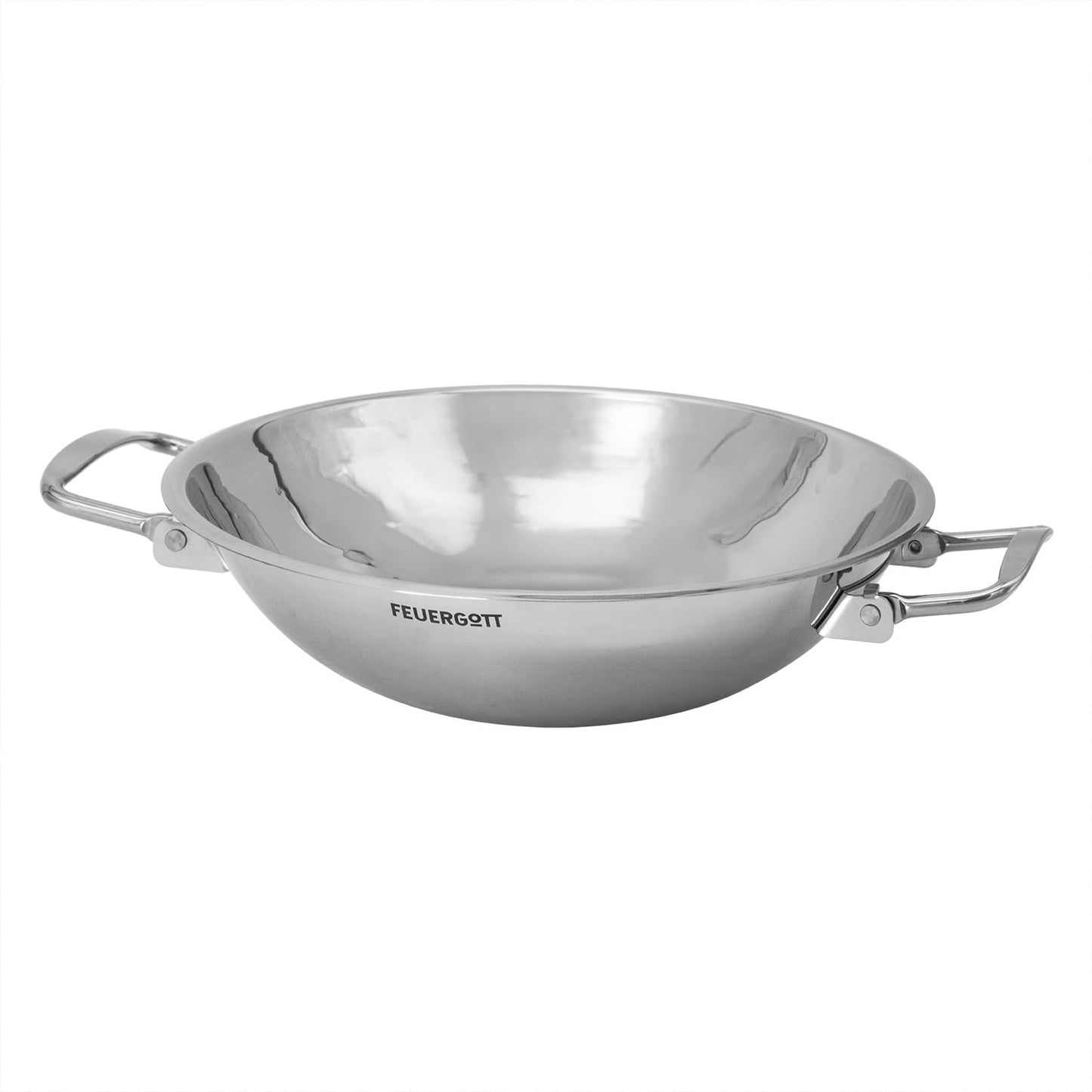 Wokpfanne mit abklappbaren Griffen, Wok