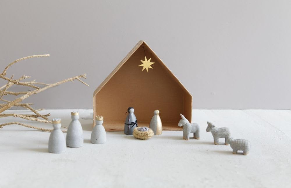 Weihnachtskrippen-Set klein
