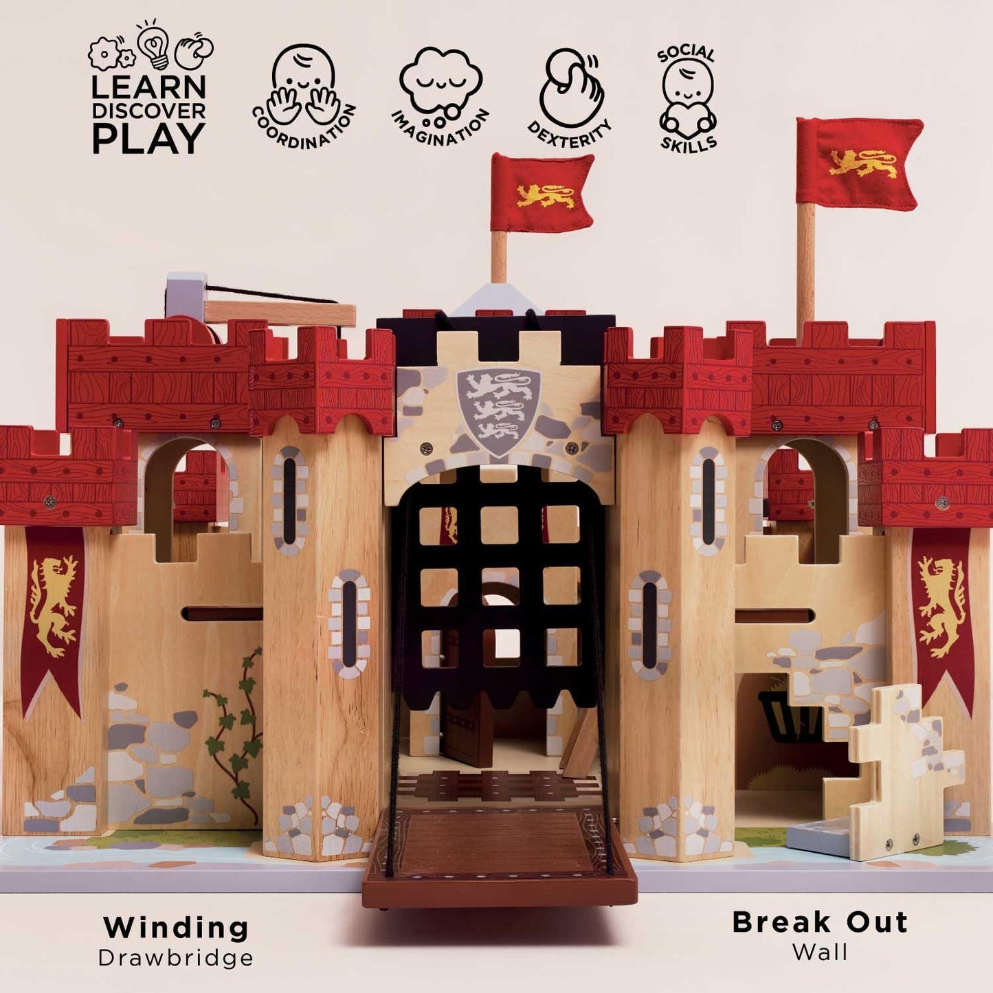 Ritterburg-Spielset "Löwenherz"