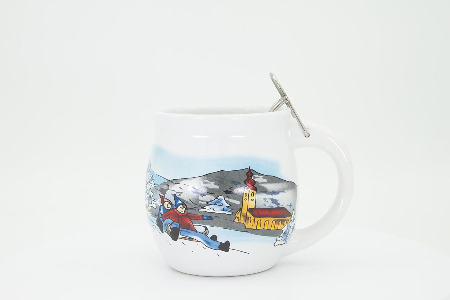 Feuerzangentasse, Weiss / Winter
