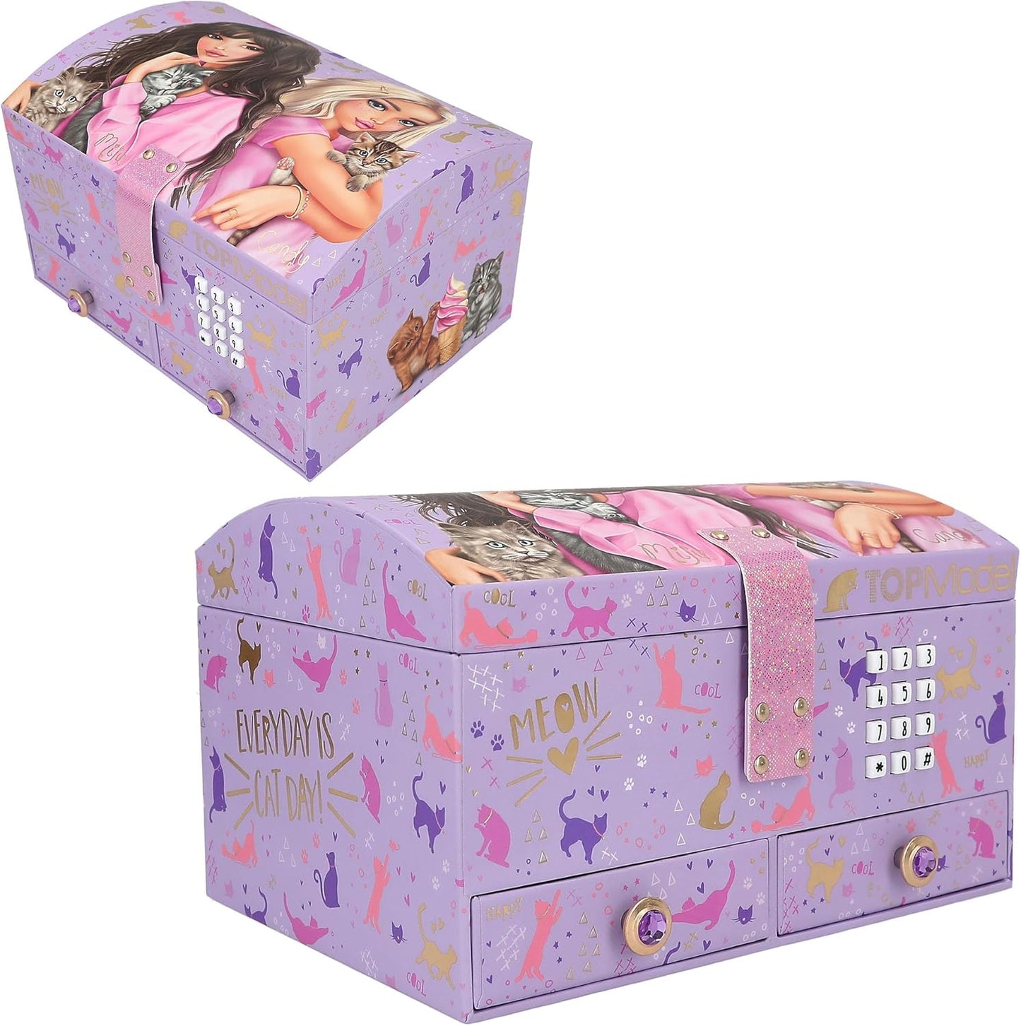 TOPModel Schmuckkästchen mit Zahlenschloss und Sound