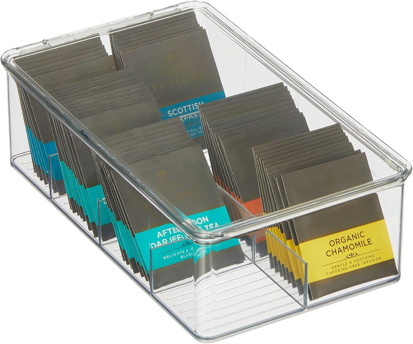 Küchen-Organizer Teebox-Set (2 Stück, 8 Fächer)