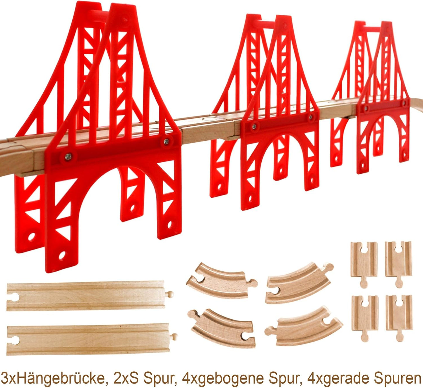 3 Stück Hängebrücken