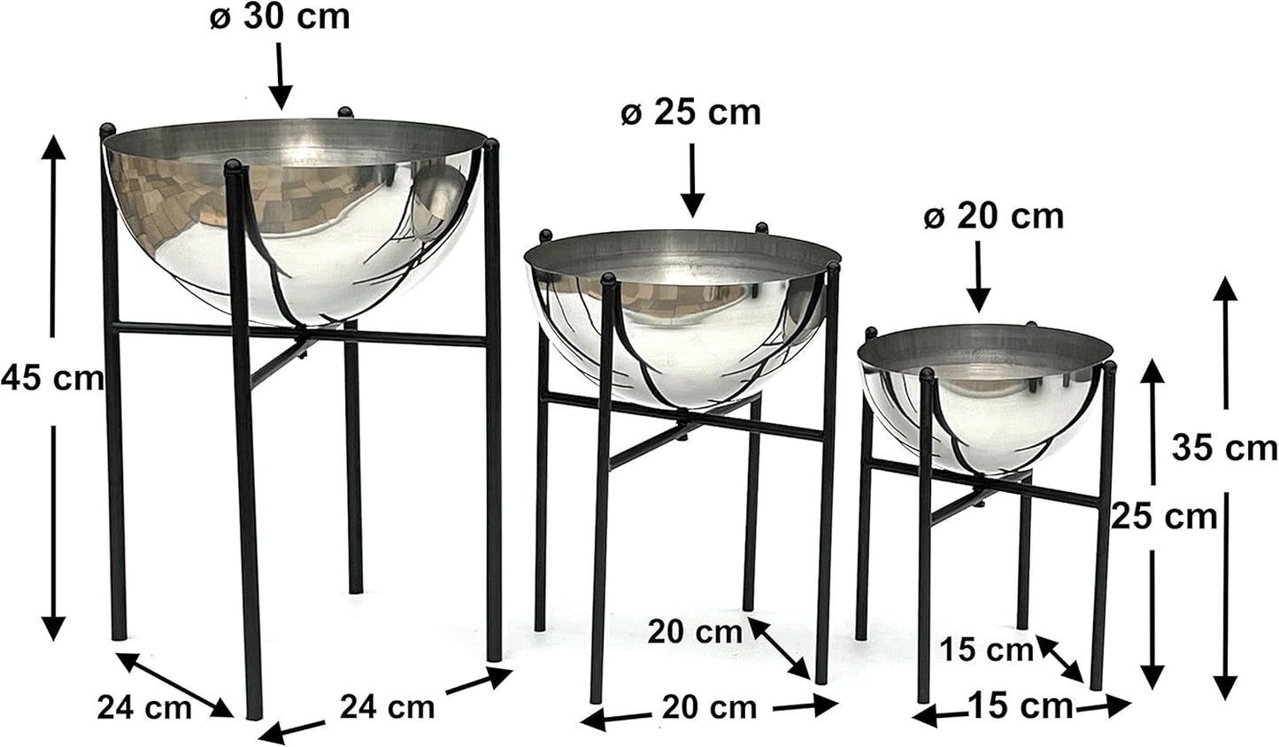 3-teiliges Blumenständer-Set