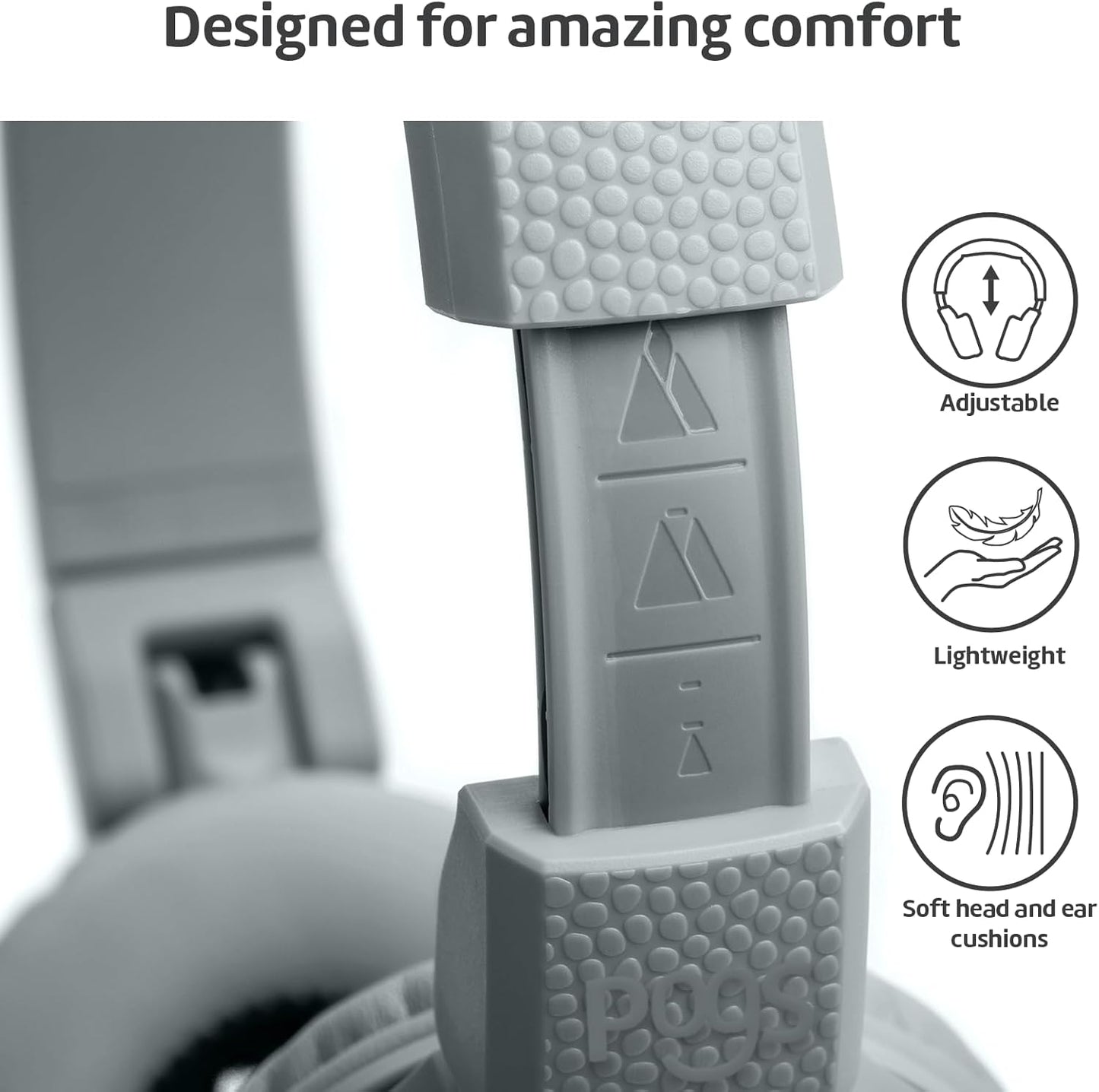 Bluetooth Kinderkopfhörer, rGrau