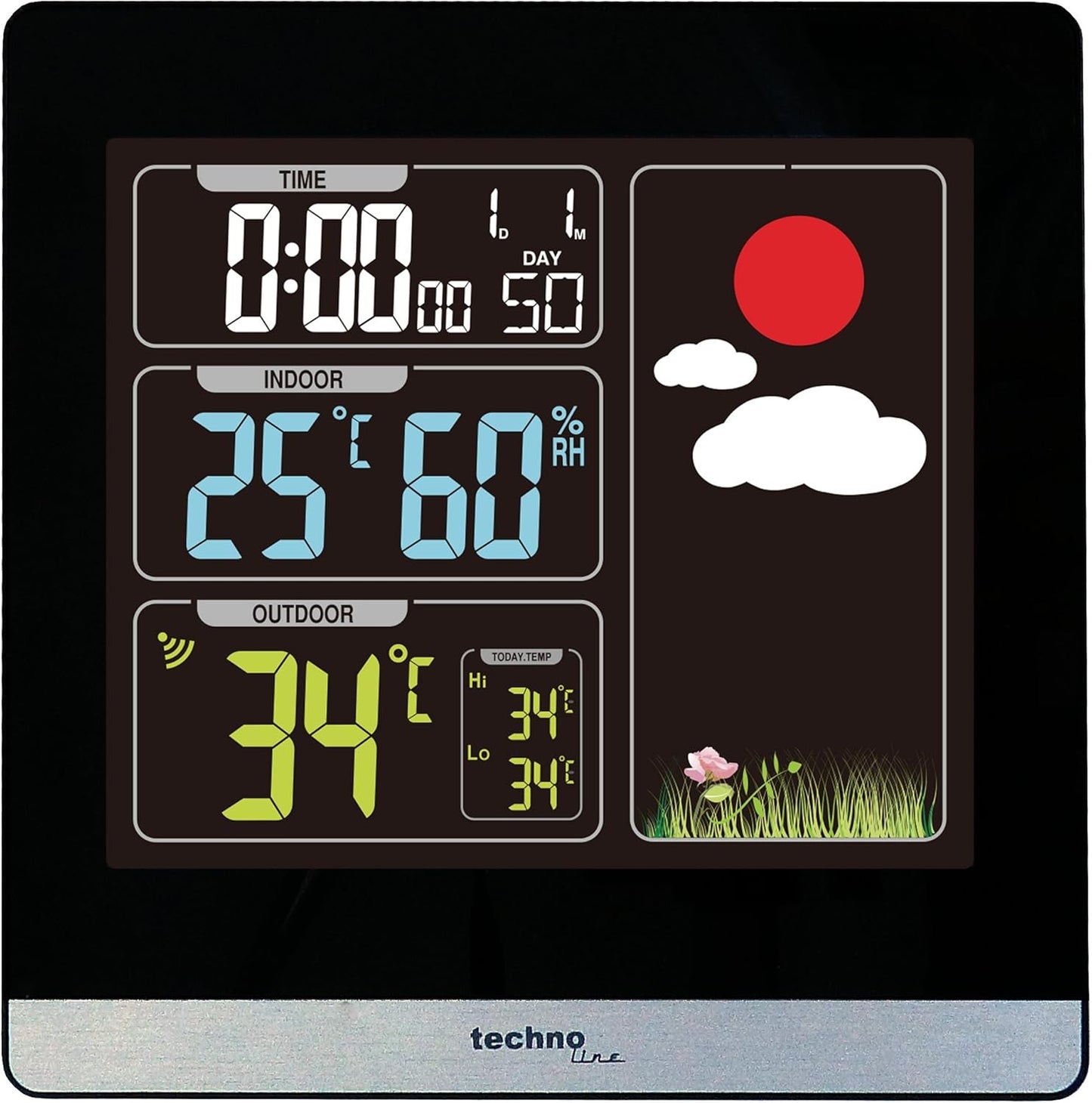 Wetterstation WS6448 mit Farbdisplay, Wetterstation