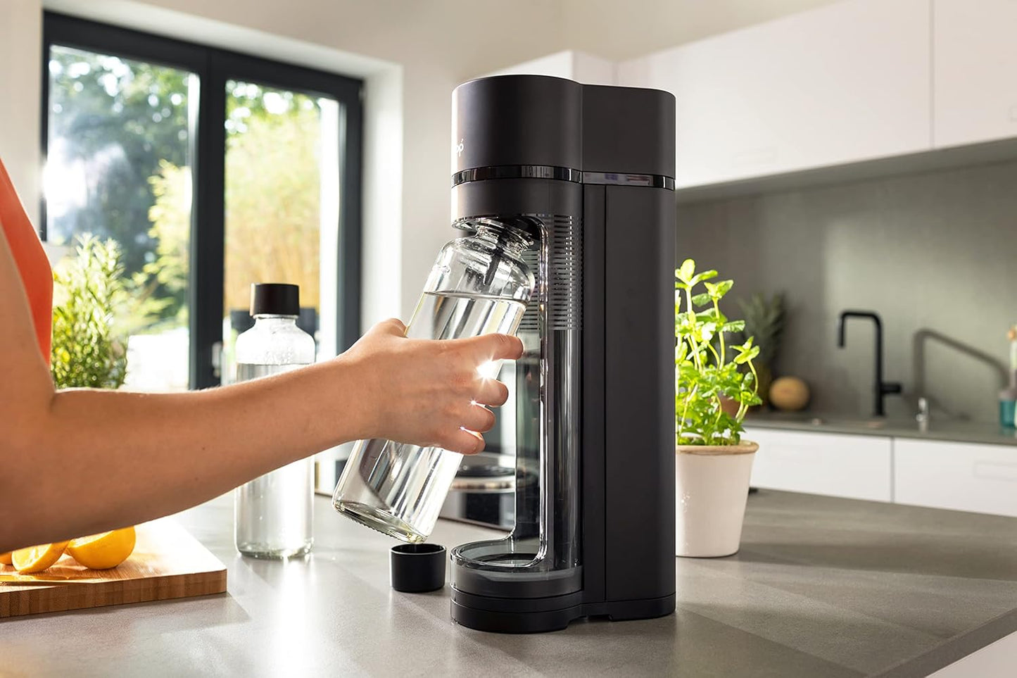 Logan Wassersprudler Starterset mit Glas- und PET-Flaschen, Logan + 2x Glasflaschen + 1x PET Flaschen