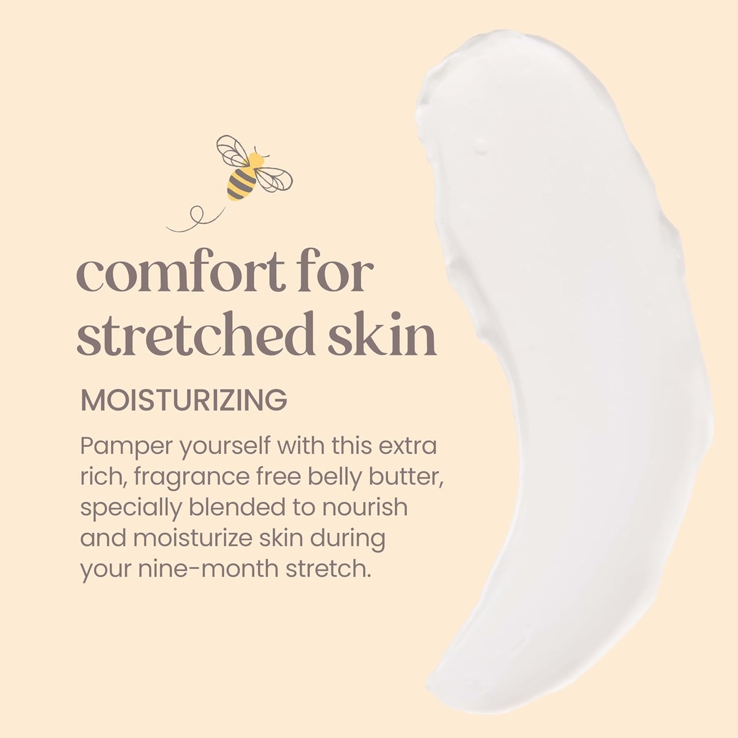 Mama Bee Belly Butter für Schwangerschaftspflege, 185 g (1er Pack)