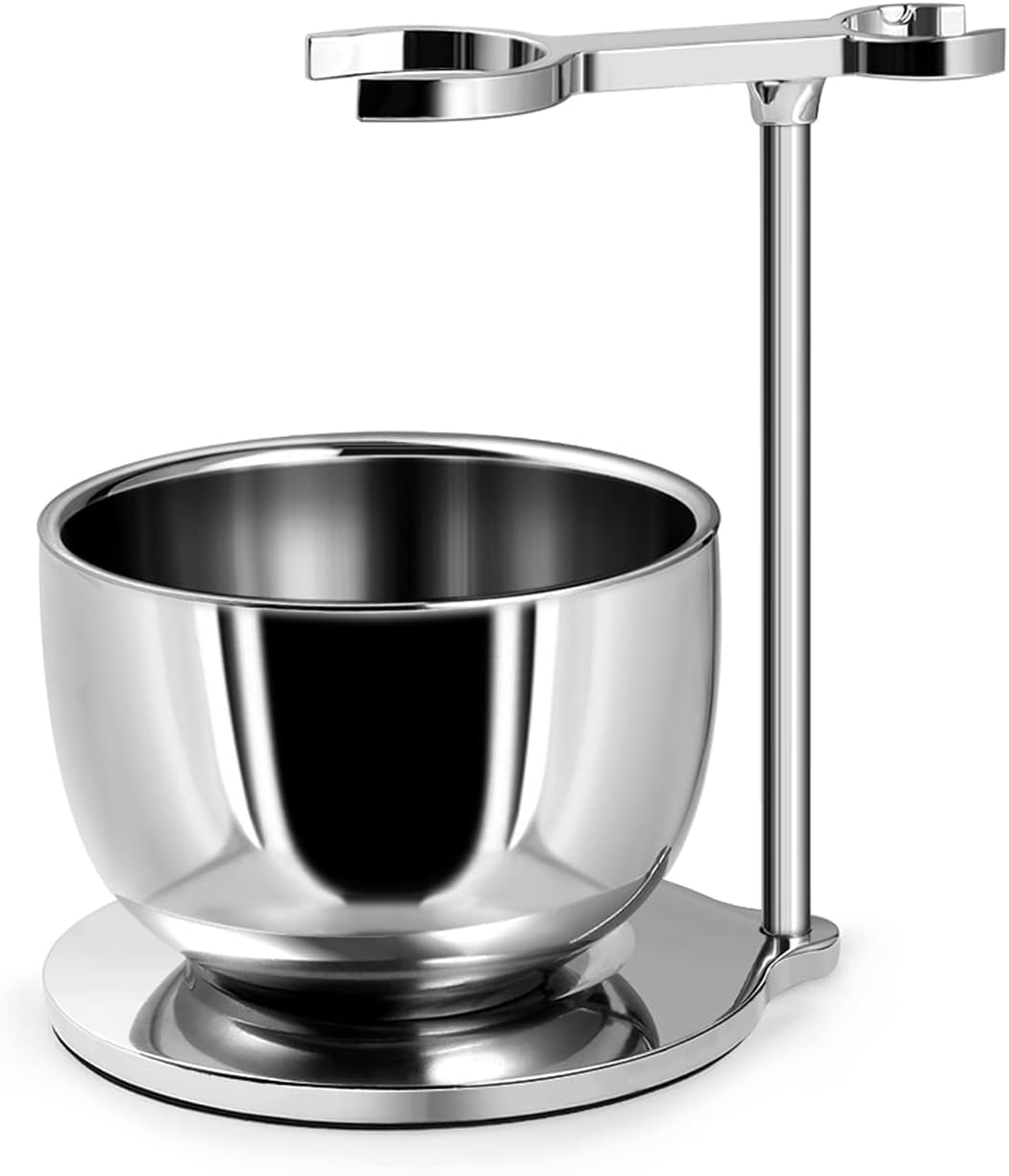 Rasierständer-Set, Silber-03