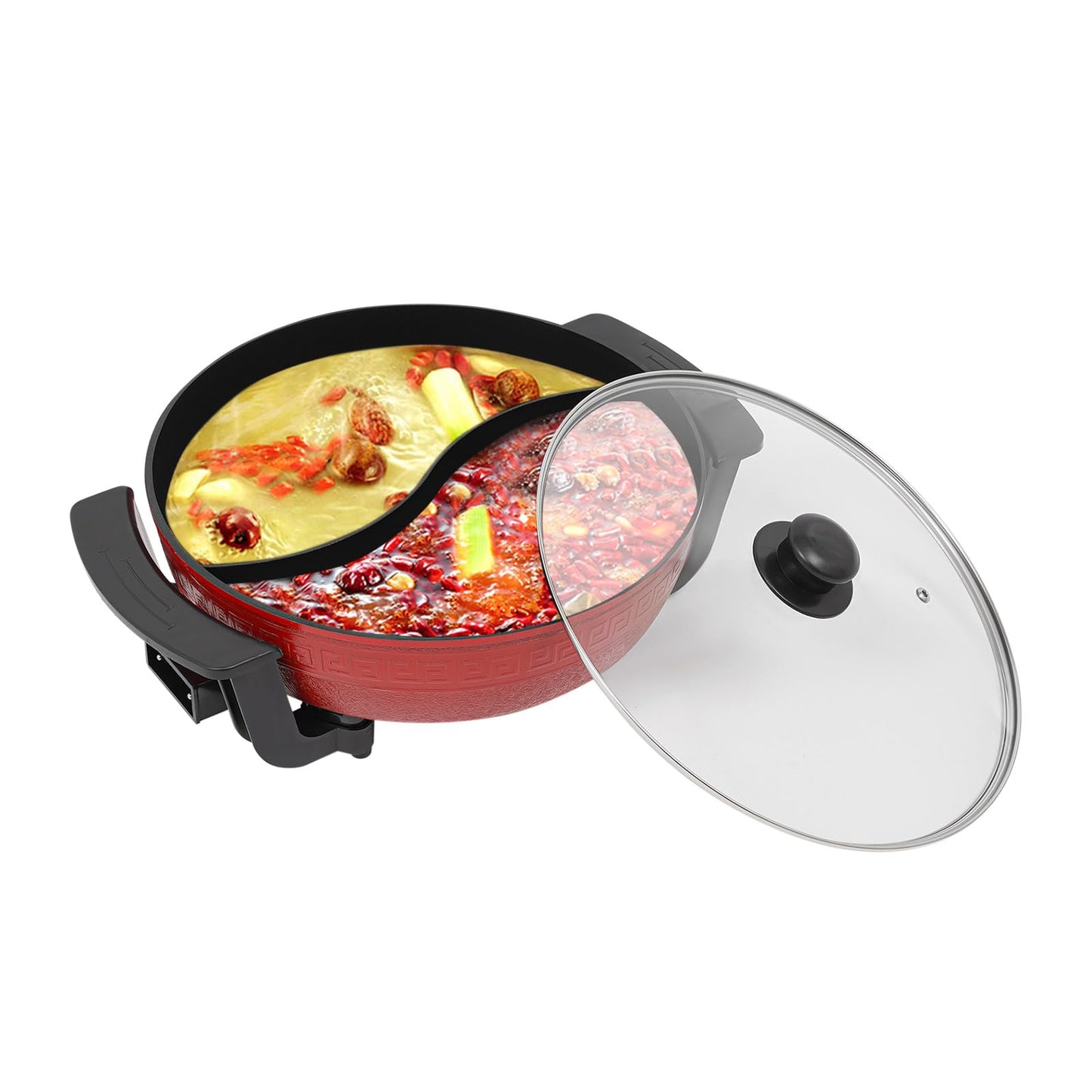 Elektrisches Fondue mit Doppel-Topf