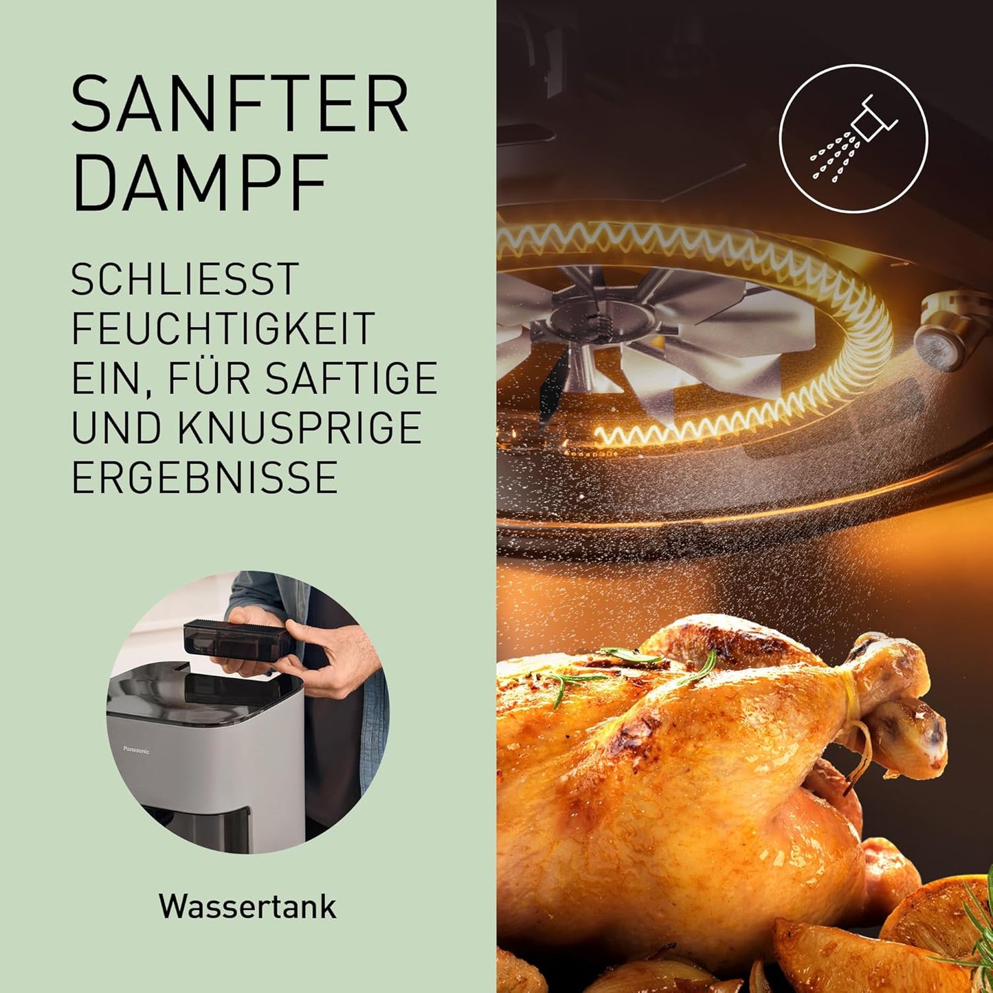 NF-CC500SXE Air Fryer mit Sichtfenster, NF-CC500SXE