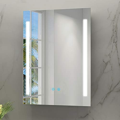 LED Badspiegel mit Beleuchtung, Anti-Beschlag, Touchschalter, dimmbar, Type B 70 x 50 cm