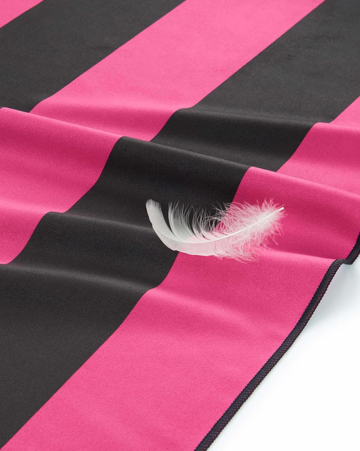 Schnelltrocknendes Strandhandtuch, 160cm x 90cm 11 Pink - Dunkelgrau