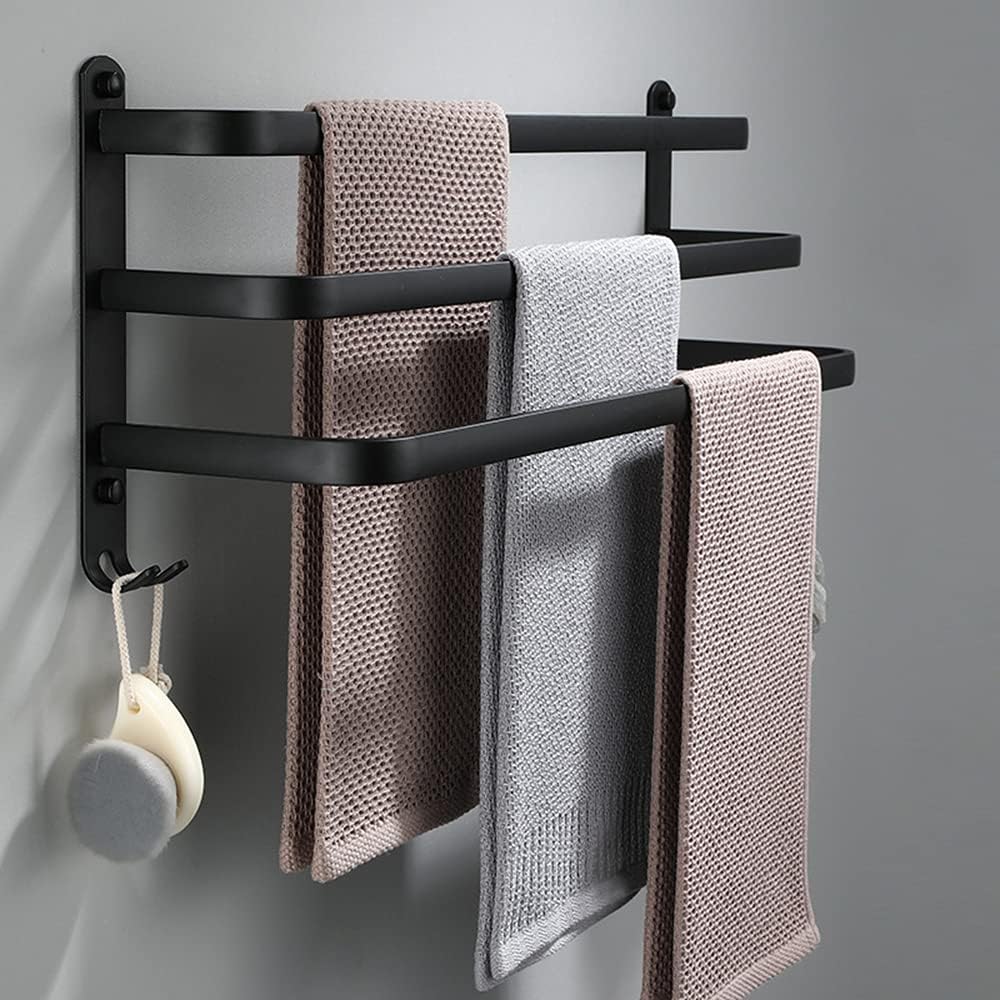 3-stöckiger Handtuchhalter zur Wandmontage, 80cm