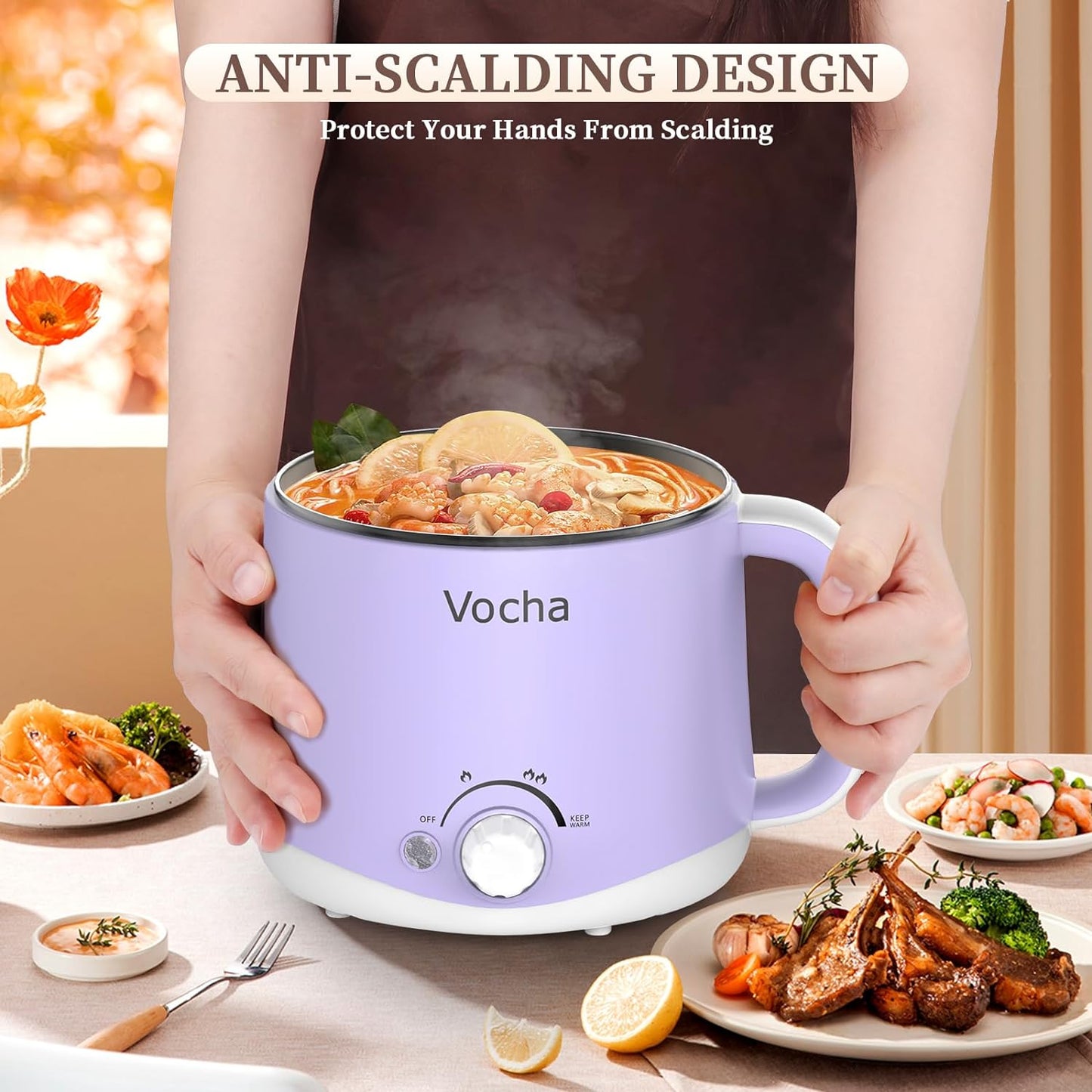 Elektrischer Hot Pot, Violet