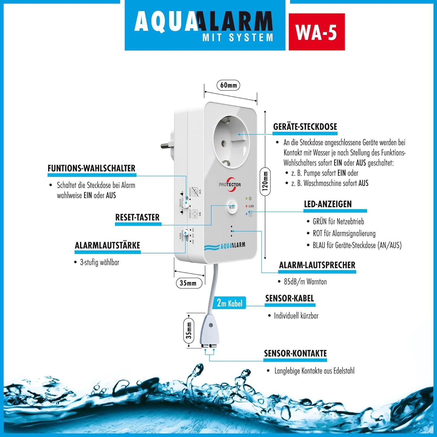 Wasseralarm WA-5