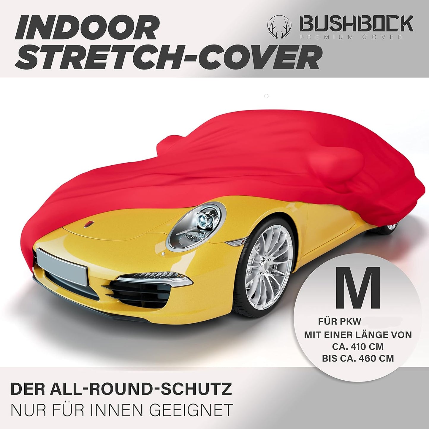 Autoabdeckung für Sportwagen, M Rot