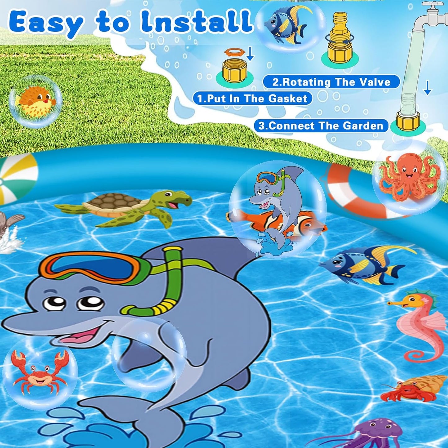 Splash Pad Wasserspielmatte