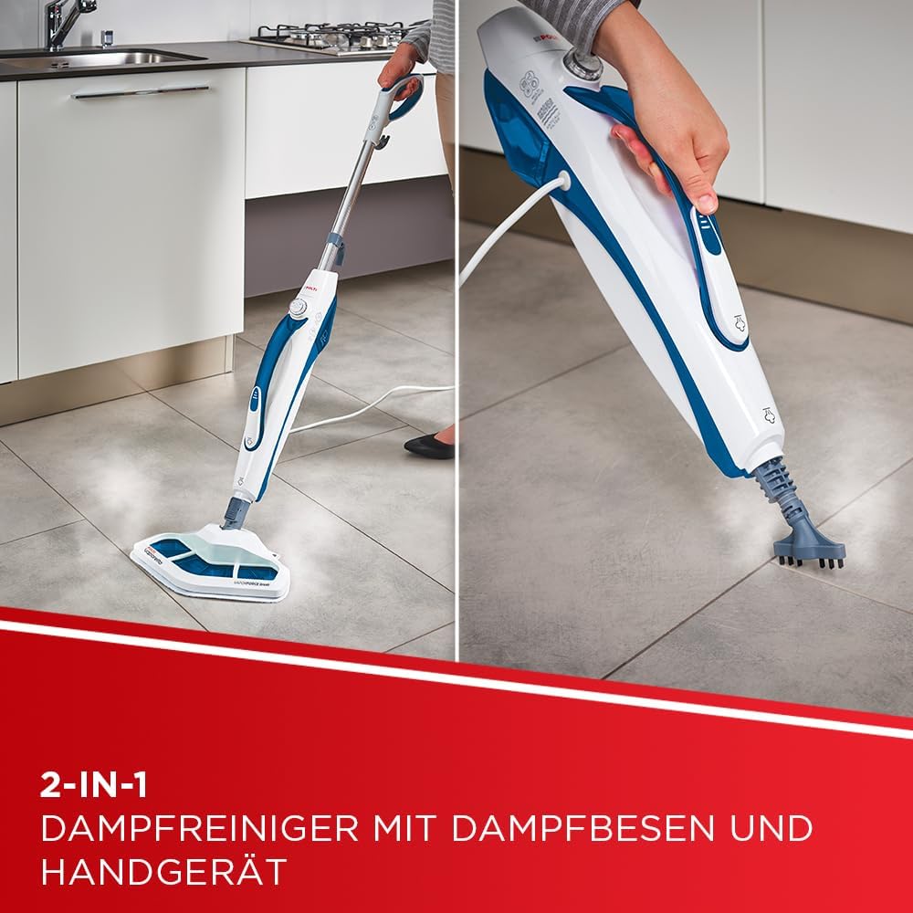 2-in-1-Dampfreiniger Vaporetto SV460, 17 Zubehörteile