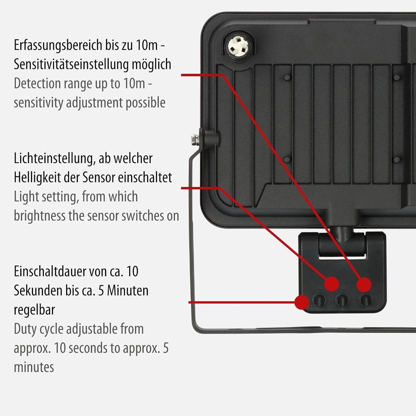 LED-Wandstrahler JARO 7060 P, 5800lm (50W)