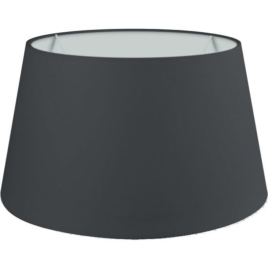 Lampenschirm, 35 cm, Schwarz XXL = ØU: 35cm | ØO: 27cm | H: 20cm